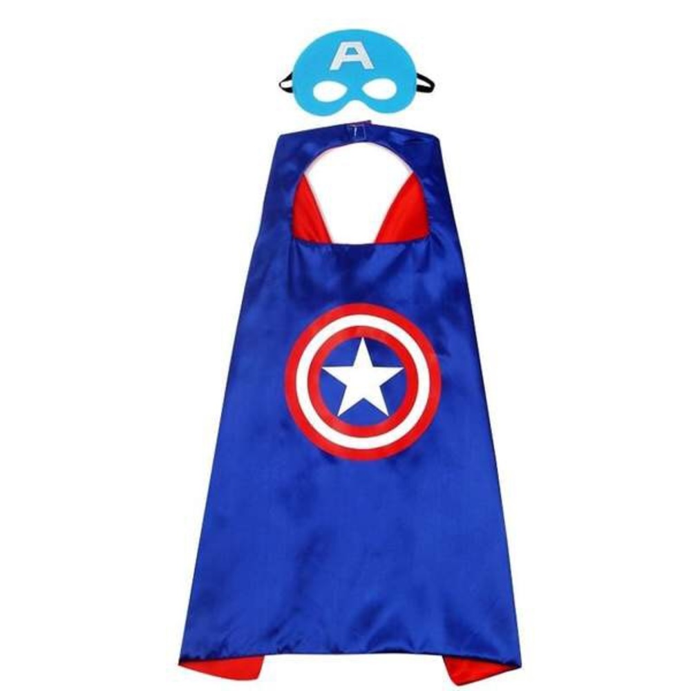 NIB Kid's Captain America Cape & Mask Set